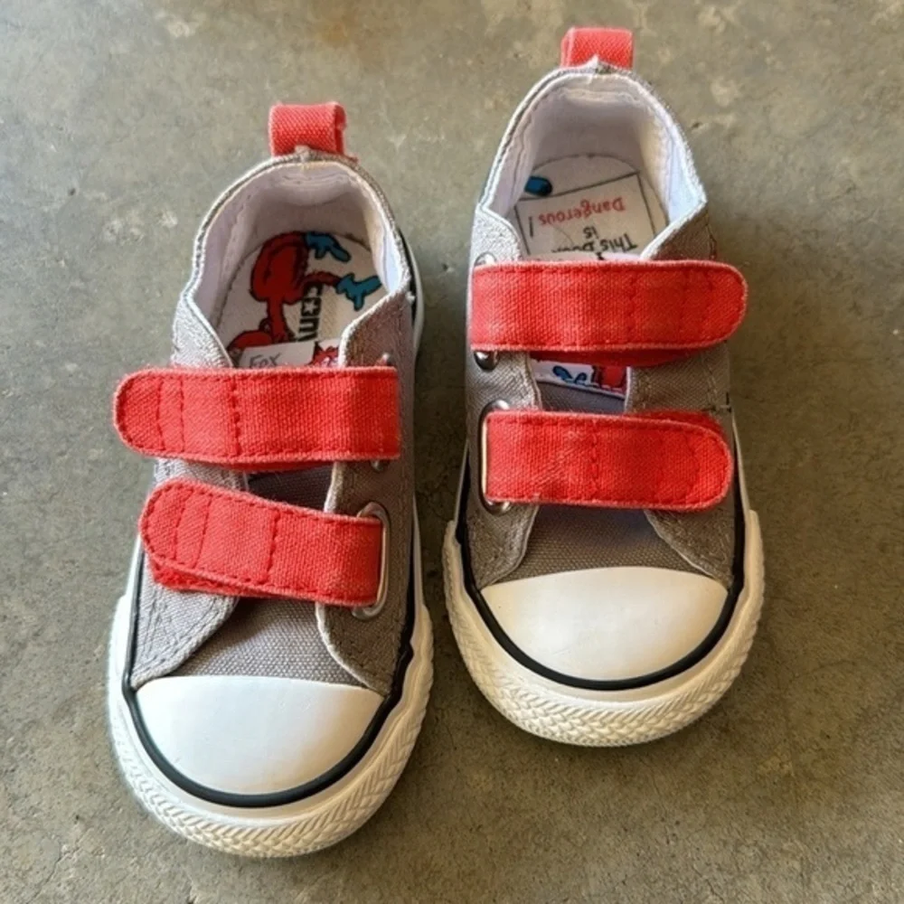 Dr Seuss Converse Kids Low All Star Chuck Taylor